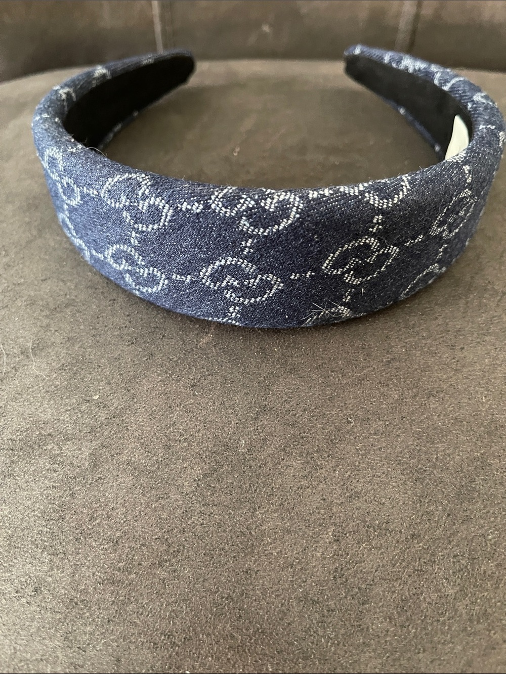 Gucci denim headband